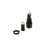 Bulgin 10A Panel Mount Fuse Holder for 5 x 20mm Fuse, 1P, 250V ac