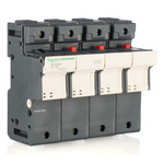 Schneider Electric 125A Rail Mount Fuse Holder for 22 x 58mm Fuse, 3P+N, 690V ac
