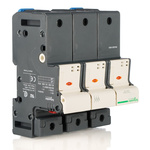 Schneider Electric 125A Rail Mount Fuse Holder for 22 x 58mm Fuse, 3P, 690V ac