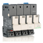 Schneider Electric 50A Rail Mount Fuse Holder for 14 x 51mm Fuse, 3P+N, 690V ac