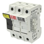 Eaton 30A Rail Mount Fuse Holder for 10 x 38mm Fuse, 2P, 600V ac