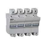 Lovato 100A Base Mount Fuse Holder for 22 x 58mm Fuse, 3P+N, 690V ac