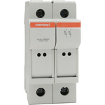 Mersen 25A Rail Mount Fuse Holder for 8 x 31mm Fuse, 2P, 400V ac