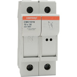 Mersen 32A Rail Mount Fuse Holder for 10 x 38mm Fuse, 1P+N, 690V ac