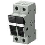 Siemens 25A Rail Mount Fuse Holder for 10 x 38mm Fuse, 2P, 1kV