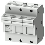 Siemens 50A Rail Mount Fuse Holder for 14 x 51mm Fuse, 3P, 690V