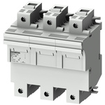 Siemens 100A Rail Mount Fuse Holder for 22 x 58mm Fuse, 3P, 690V