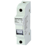 Socomec 32A Rail Mount Fuse Holder for 10 x 38mm Fuse, 1P+N, 690V