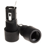 Bulgin 10A Panel Mount Fuse Holder for 5 x 20mm Fuse, 1P, 250V ac