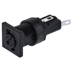 Bulgin 10A Panel Mount Fuse Holder for 5 x 20mm Fuse, 1P, 250V ac