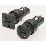 Bulgin 10A Panel Mount Fuse Holder for 5 x 20mm Fuse, 1P, 250V ac