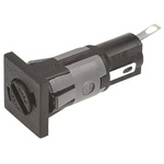 Bulgin 10A Panel Mount Fuse Holder for 5 x 20mm Fuse, 1P, 250V ac