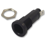 Schurter 10A Panel Mount Fuse Holder for 6.3 x 32, 5 x 20mm Fuse, 1P, 500V ac