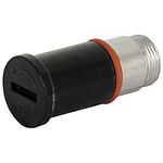 Schurter 16A Panel Mount Fuse Holder for 6.3 x 32, 5 x 20mm Fuse, 1P, 500V ac