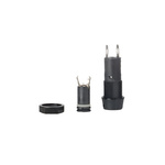 Schurter 10A Panel Mount Fuse Holder for 5 x 20mm Fuse, 1P, 250V ac