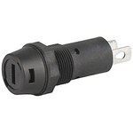 Schurter 10A Panel Mount Fuse Holder for 5 x 20mm Fuse, 1P, 400V ac