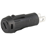 Schurter 10A Panel Mount Fuse Holder for 5 x 20mm Fuse, 1P, 400V ac