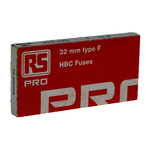 RS PRO 10A F Ceramic Cartridge Fuse, 6.3 x 32mm