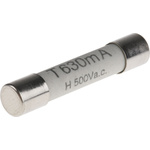 RS PRO 630mA T Ceramic Cartridge Fuse, 6.3 x 32mm