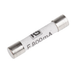 RS PRO 800mA F Ceramic Cartridge Fuse, 6.3 x 32mm