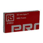 RS PRO 12.5A T Ceramic Cartridge Fuse, 6.3 x 32mm