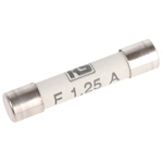 RS PRO 1.25A F Ceramic Cartridge Fuse, 6.3 x 32mm