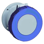 ABB, Tough & Safe IP67 Blue Panel Mount 2P+E Industrial Power Socket, Rated At 63.0A, 230.0 V