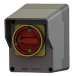 SANTON 3 Pole Wall Mount Switch Disconnector - 25 A Maximum Current, 15 kW Power Rating, IP65, IP69