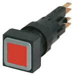Eaton, RMQ16 Non-illuminated Red Square, 16mm Maintained Push In