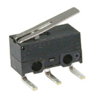 SPDT-NO/NC Hinge Lever Microswitch, 50 mA @ 30 V dc