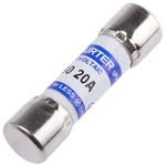 Schurter 20A F Melamine Cartridge Fuse, 10 x 38mm