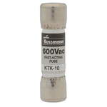 Eaton 6A F Melamine Cartridge Fuse, 10 x 38mm