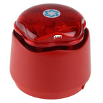 Hosiden Besson Banshee Excel Lite Sounder Beacon 110dB, Red LED, 9 → 30 V dc, IP45