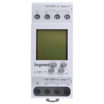 2 Channel Digital DIN Rail Time Switch Measures Hours, Minutes, Seconds, 230 V ac