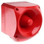 Klaxon Nexus 110 Sounder Beacon 116dB, Red LED, 24 → 48 V ac, IP66