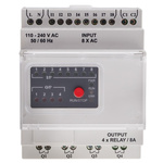 RS PRO Logic Module, 110 → 240 V ac Supply, Digital, Relay Output, 8-Input, Digital Input