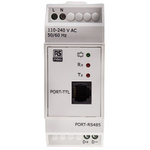 RS PRO Communication Module for Use with RS PRO Logic Modules, 110 → 240 V ac Supply, RS485 Protocol (D-), RS485