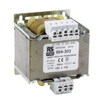 RS PRO 100VA Isolating Transformer, 230 V ac, 245 V ac, 400 V ac, 415 V ac Primary 1 x, ±12V ac Secondary