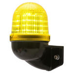 AUER Signal TDFV Series Yellow Strobe Beacon, 150 → 264 V ac, Surface Mount, LED Bulb, IP66