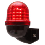 AUER Signal UDCV Series Red Multiple Effect Beacon, 230-240 V ac, Surface Mount, LED Bulb, IP66