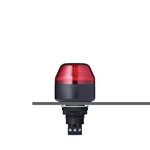 AUER Signal IBM Series Red Multiple Effect Beacon, 24 V ac/dc, Panel Mount, LED Bulb, IP65