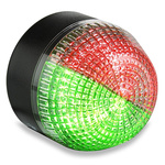 AUER Signal ITL Series Clear Steady Beacon, 24 V ac/dc, Panel Mount, LED Bulb, IP65
