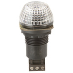 AUER Signal ITS Series Clear Steady Beacon, 24 V ac/dc, Panel Mount, LED Bulb, IP65