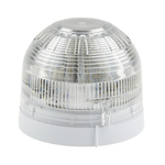 Klaxon Clear Beacon, 17 → 60 V dc, Base Mount, LED Bulb, IP21