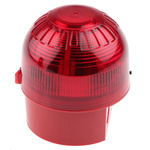 Klaxon Red Beacon, 10 → 60 V dc, Base Mount, Xenon Bulb, IP65