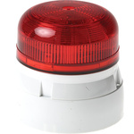 Klaxon Red Beacon, 12 V dc, 24 V dc, Base Mount, Xenon Bulb, IP65