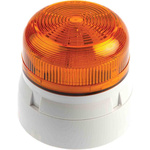 Klaxon Amber Beacon, 12 V dc, 24 V dc, Base Mount, Xenon Bulb, IP65