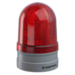 Werma EvoSIGNAL Midi Series Red EVS, Flashing Beacon, 12 V, 24 V, Base Mount, LED Bulb, IP66
