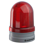 Werma EvoSIGNAL Maxi Series Red Multiple Effect Beacon, 12 V, 24 V, Base Mount, LED Bulb, IP66