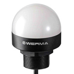 Werma MC55 Series Clear Steady Beacon, 24 V, Base Mount, LED Bulb, IP65